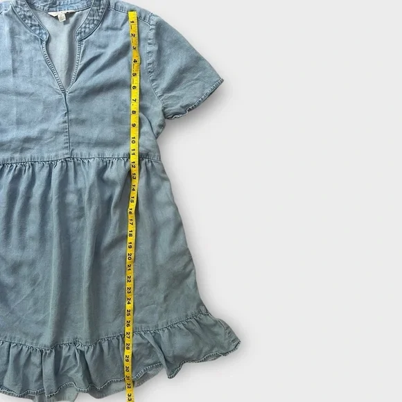 Lucky Brand Blue Ruffled Sundress - Picture 6 of 6